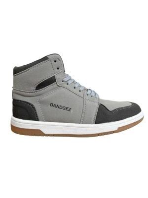 Dandgez Men’s Mid-Top Sneakers | Comfortable, Stylish, Trendy, & Lightweight Lifestyle Shoes Grey